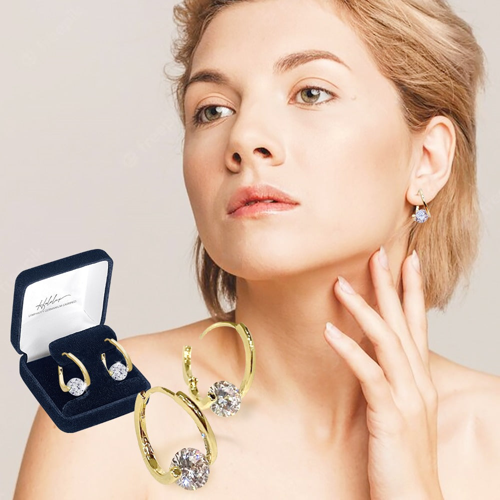 (Christmas Limited Time Discount 🔥 Last Day)🤶CZTICLE Lymphvity MagneTherapy Germanium Earrings